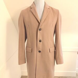 HUGO Men's Camel Coat